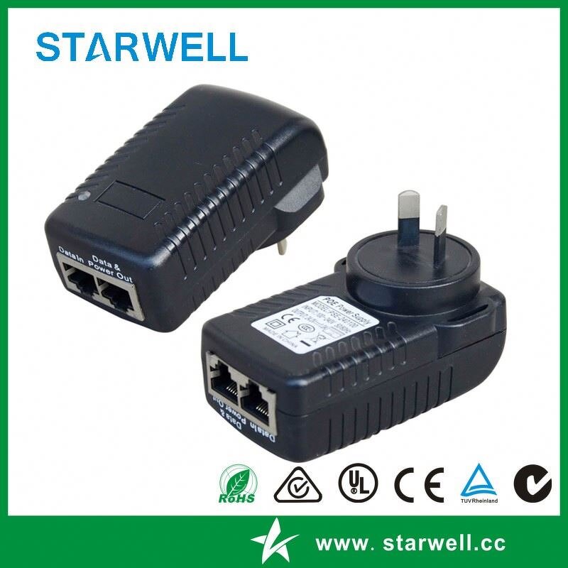Customized Passive POE Injector Supplier - 48v for Wireless Device Gigabit Desktop Wall-Mount UL