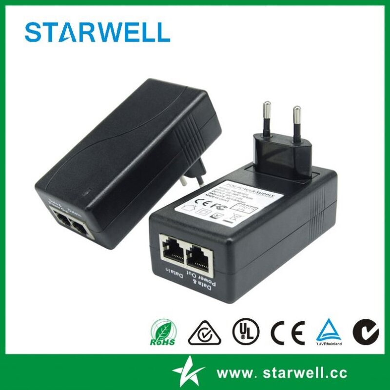 Customized Passive POE Injector Supplier - 48v for Wireless Device Gigabit Desktop Wall-Mount UL