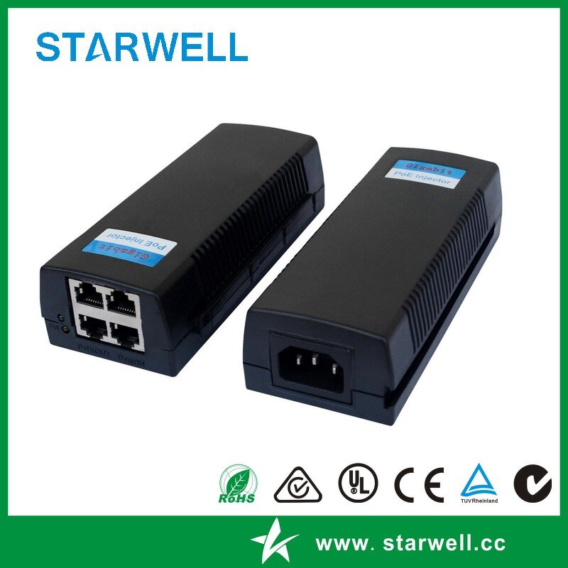 Poe Injector Manufacturer - 24V 1A Mini Desktop VLAN Port Isolation