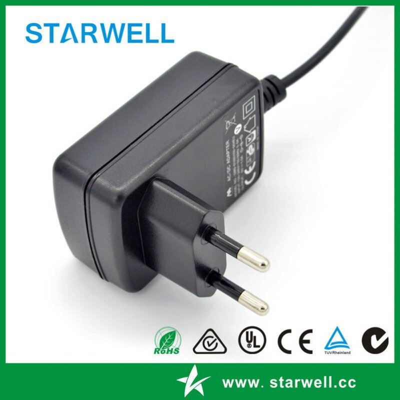 DC Power Adapter Manufacturer - 9V 1.5A EU US AU UK Wallmount Plug in Type