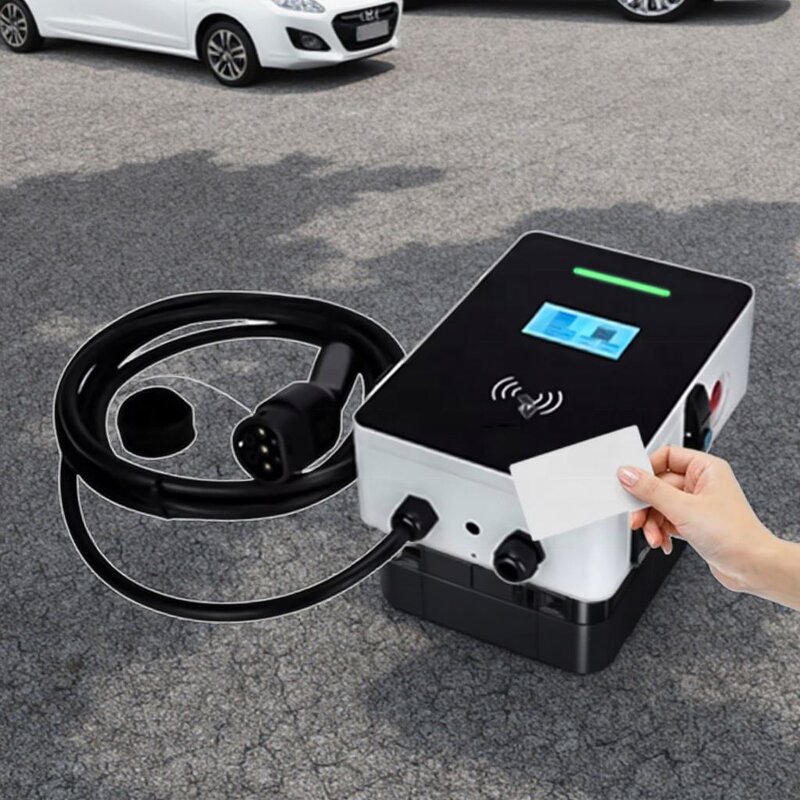 EV Charging Station Manufacturer - Wallbox 22KW AC Floor Stand 220V Input Home Use Electric Car