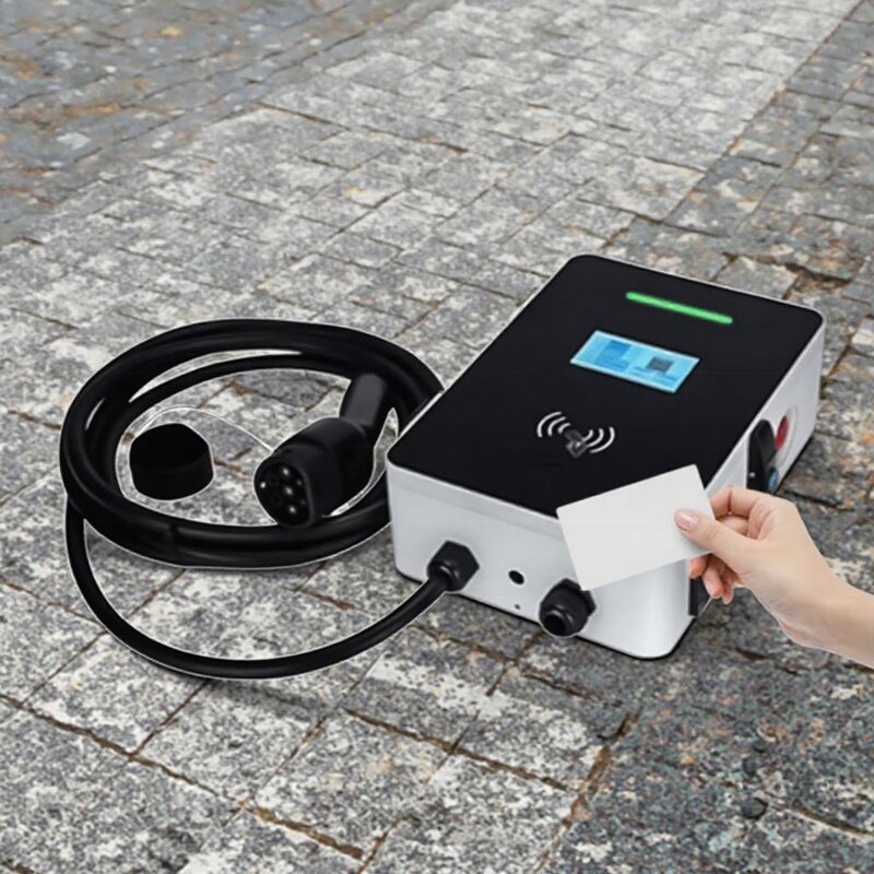 EV Charging Station Manufacturer - Wallbox 22KW AC Floor Stand 220V Input Home Use Electric Car