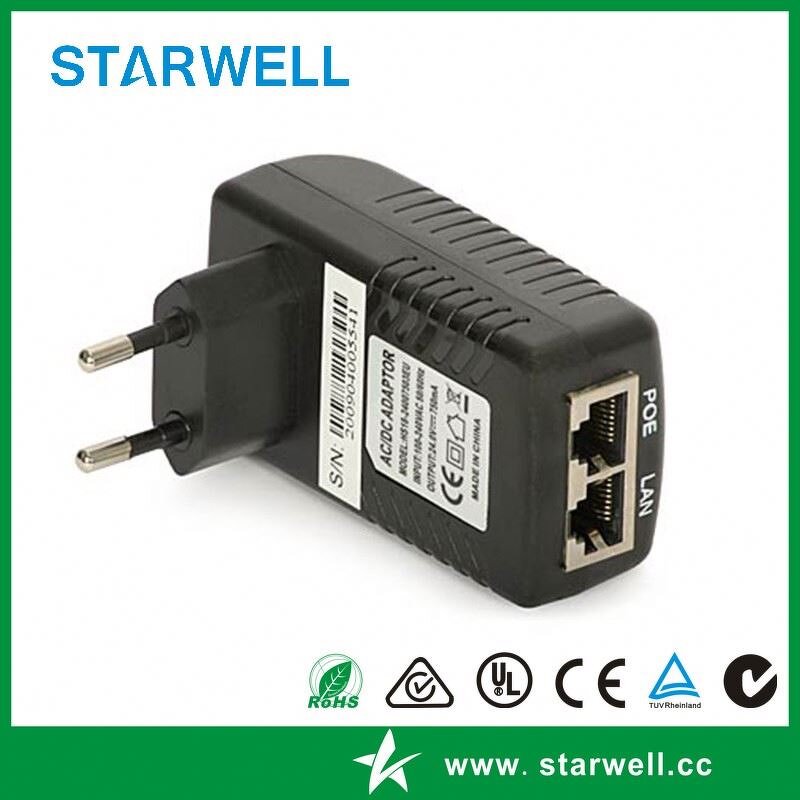 Customized Passive POE Injector Supplier - 48v for Wireless Device Gigabit Desktop Wall-Mount UL