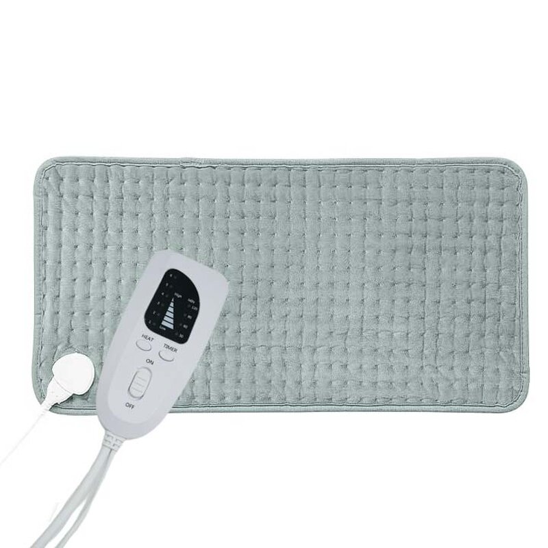 Electric Heating Pad Supplier - 220v/110v Portable Adjustable Timer Soft Massager Washable