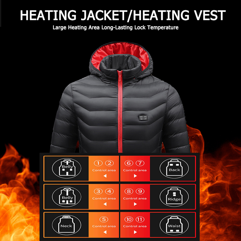 Battery Heated Jacket Factory - Custom Puffer Coat Rechargeable Electric for Women Men