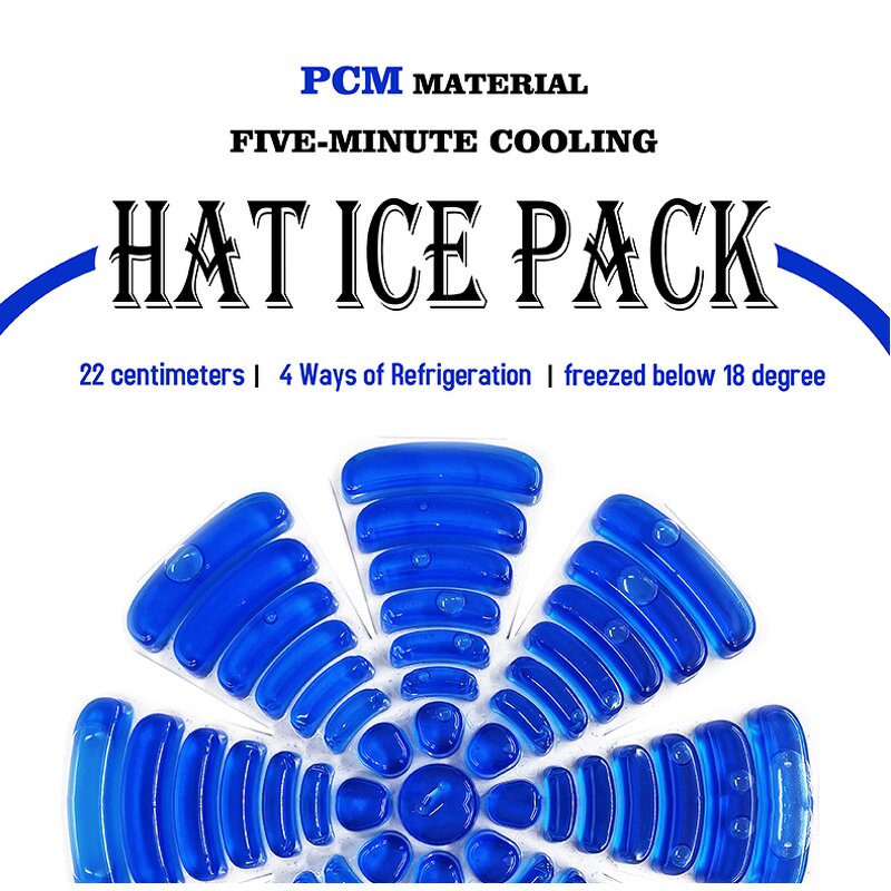 Helmet Ice Pack Manufacturer - Summer Cooling Heat Stroke Prevention Naturally Freezes Reusable