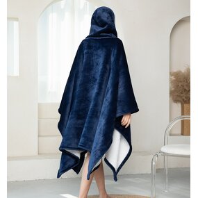 Wearable Blanket with Sleeves Manufacturer - New Arrival Oversized TV Hoodie Fleece with Sleeves