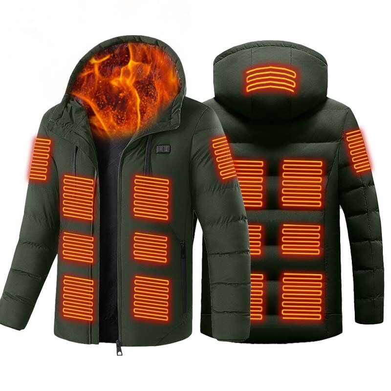 Electric Puffer Jacket Supplier - Ready to Ship Skiing Resistance Heat Reactive WITH Battery