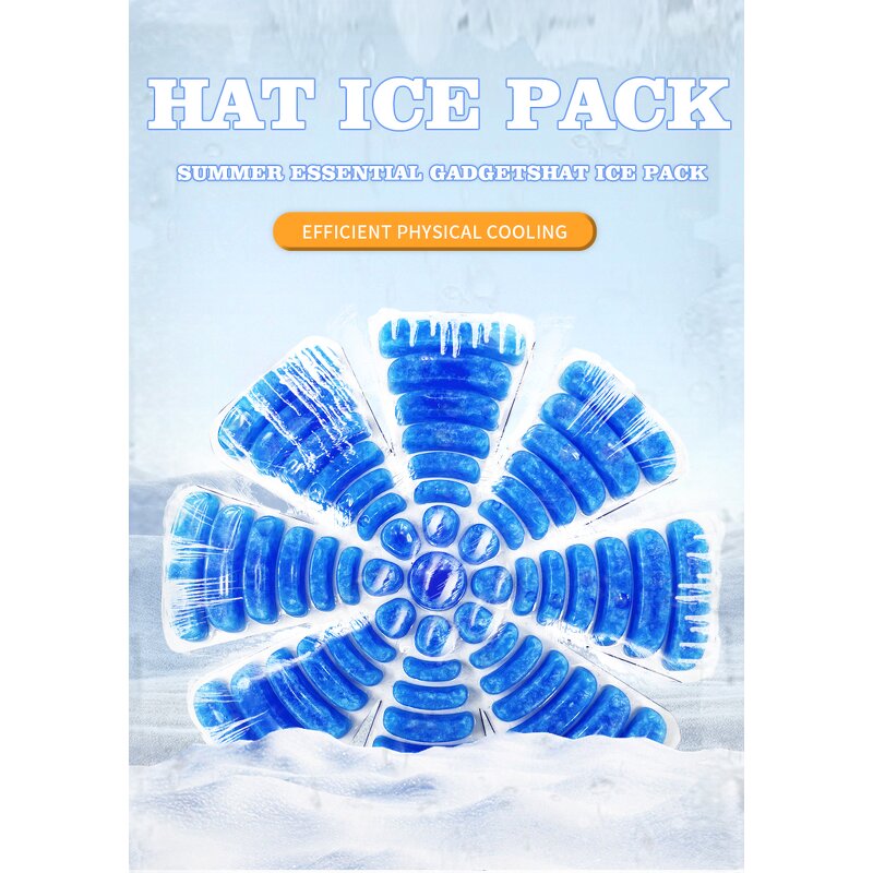 Helmet Ice Pack Manufacturer - Summer Cooling Heat Stroke Prevention Naturally Freezes Reusable