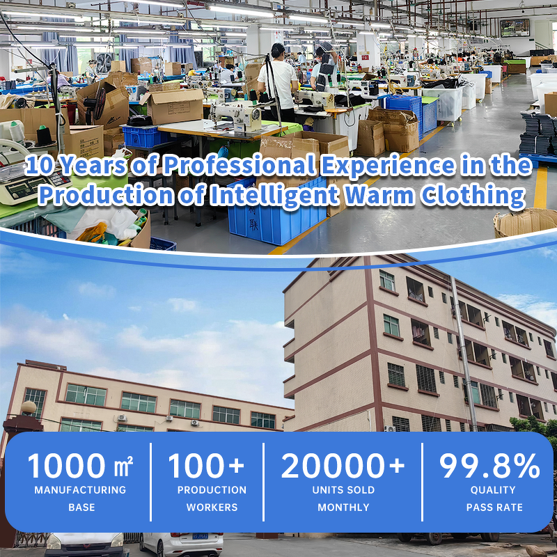 USB Heated Vest Manufacturer - 9 Zones Breathable Sleeveless Washable Body Warmer