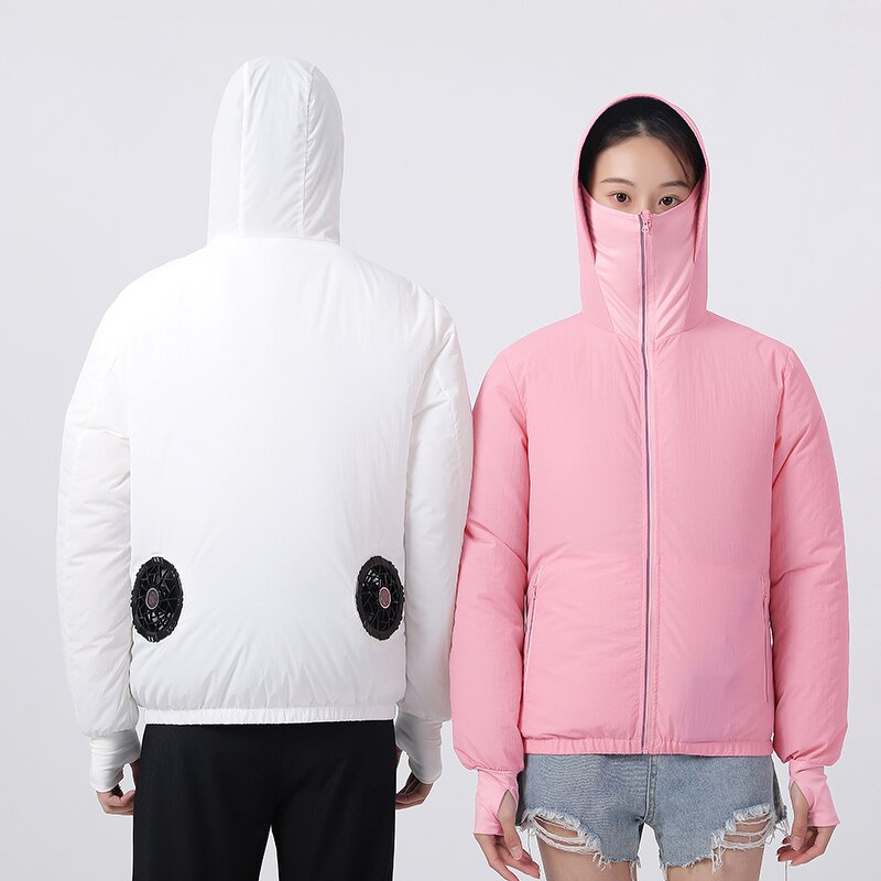 Air Conditioned Clothing Manufacturer - Custom Logo Sun Proof Lithium Battery Anti Uv Fan Jacket