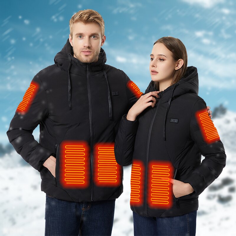 Electric Puffer Jacket Supplier - Ready to Ship Skiing Resistance Heat Reactive WITH Battery