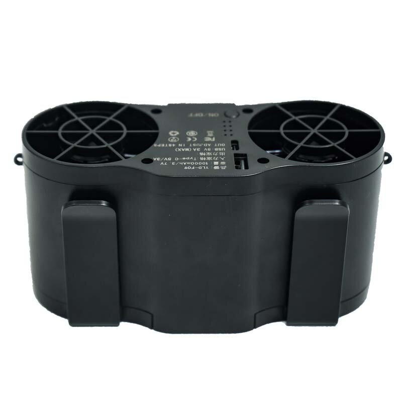 Waist Clip Belt Fan Supplier - 20000mah 4 Speed Personal USB Rechargeable Outdoor Portable
