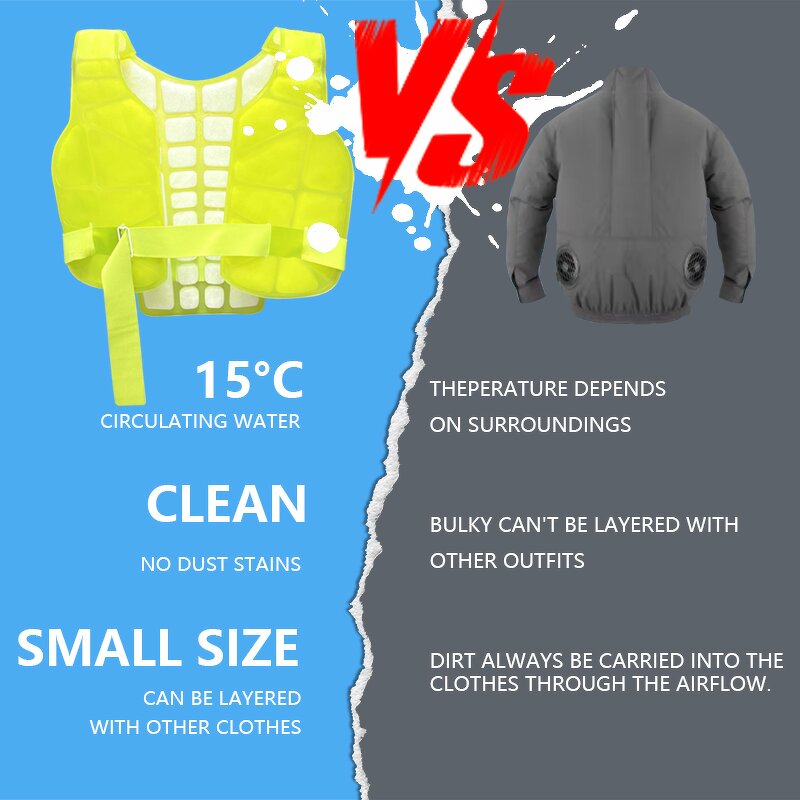 Reusable Cooling Vest Manufacturer - Cycling Running Outdoor with Ice Packs Summer Freezing