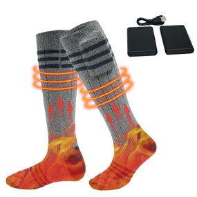 USB Battery Heated Socks Supplier - Wholesale Self-Heated Sport Cotton for Camping Skiing Built-in