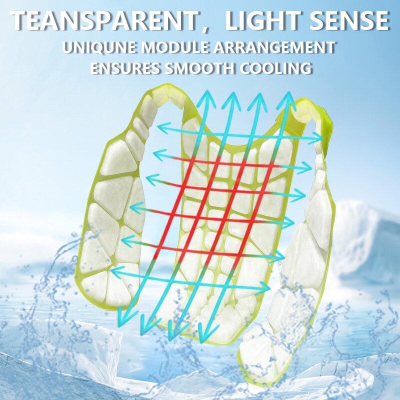 Reusable Cooling Vest Manufacturer - Cycling Running Outdoor with Ice Packs Summer Freezing