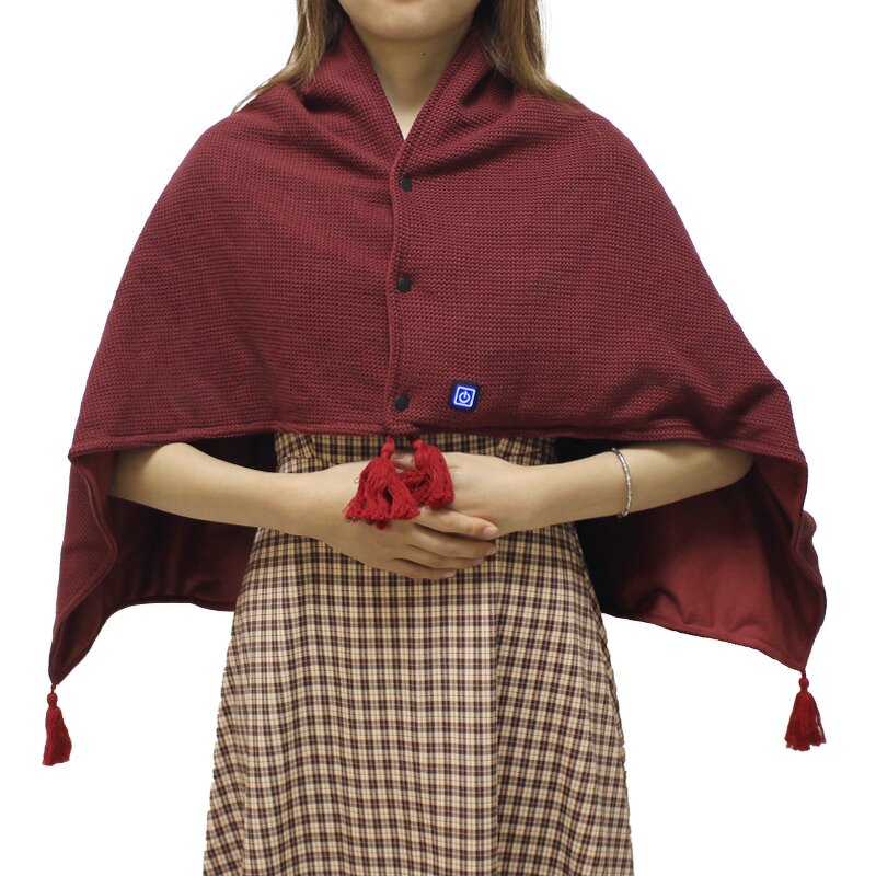 USB Heated Shoulder Blanket Manufacturer - Traveling Outdoor Office Rechargeable Wearable Hoodie