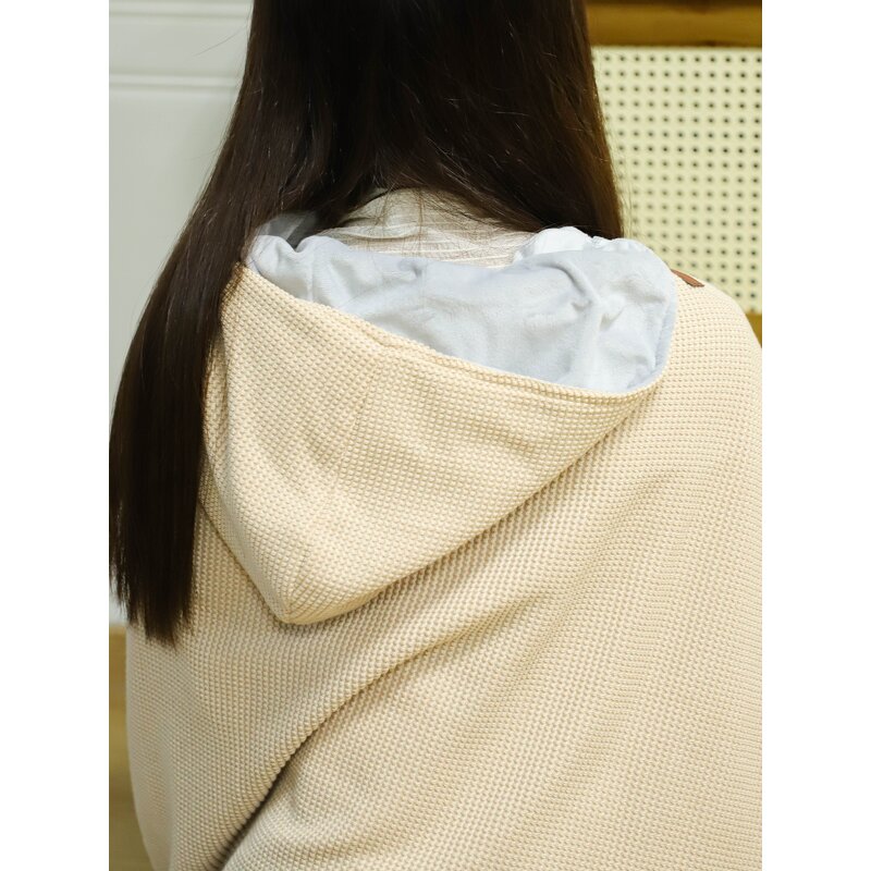 USB Heated Shawl Supplier - Graphene 4 Zones Portable Wearable for Dormitory Home