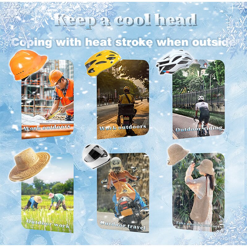 Head Ice Cap Factory - Summer Trending Products PCM Soothing for Different Shape Hat