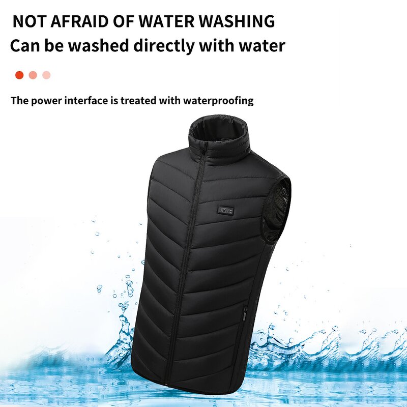 21 Zones Heated Vest Factory - InStock High Quality Soft Shell Rechargeable Bodywarmer