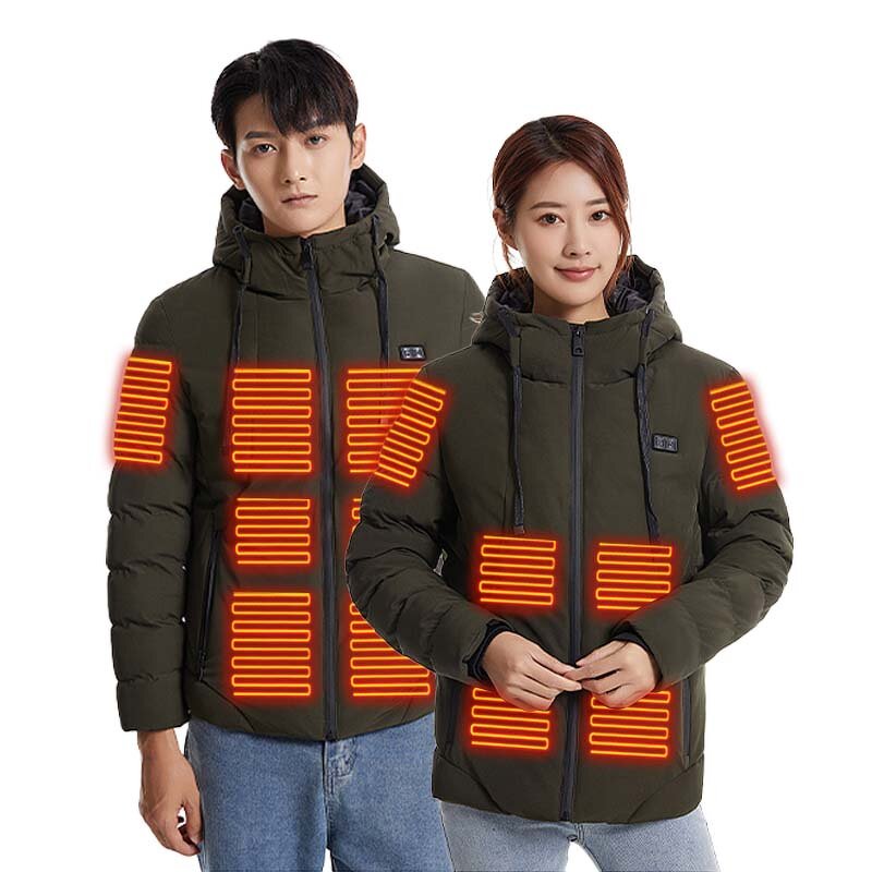 Electric Puffer Jacket Supplier - Ready to Ship Skiing Resistance Heat Reactive WITH Battery