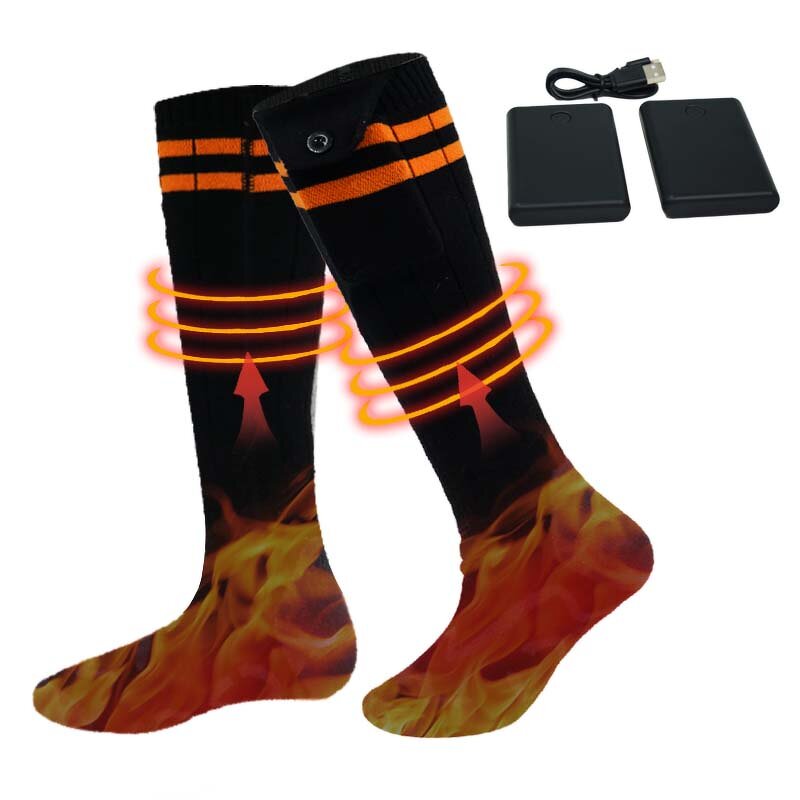 Rechargeable Heating Socks Factory - 7.4V Battery Cotton Insert Press Electric Winter Warm