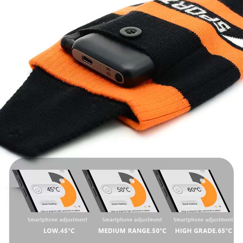 Custom Heated Socks Supplier - Unisex Winter Warm Thermal Extra Thick Insulated Crew Boot