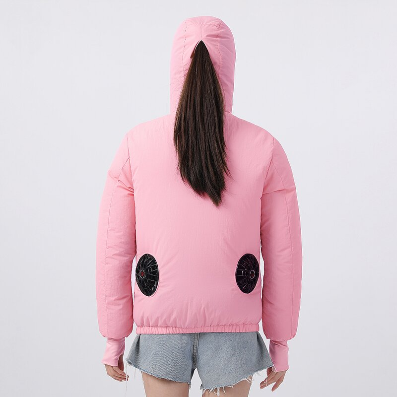 Cooling Fan Vest Supplier - Clothing with Fan UV Proof Jacket 2023 Summer Waterproof