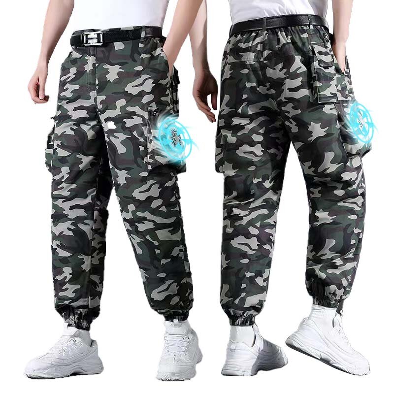 Air-Conditioned Work Pants Supplier - Summer Outdoor Heatstroke Prevention Fan Multi-Pocket