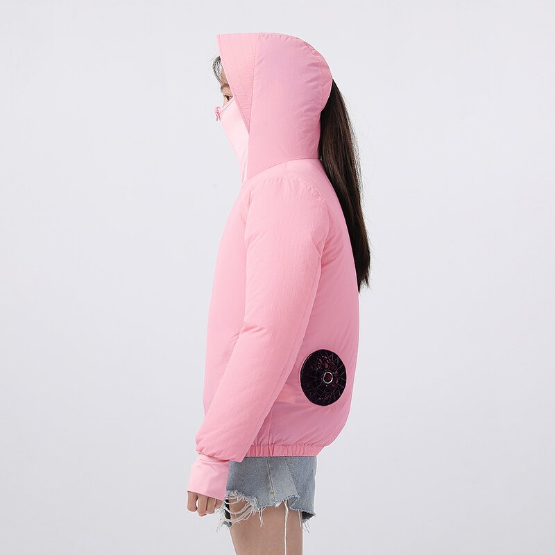 Air Conditioned Clothing Manufacturer - Custom Logo Sun Proof Lithium Battery Anti Uv Fan Jacket