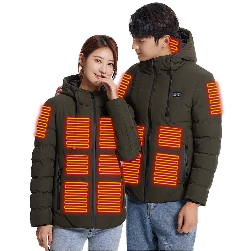 Electric Puffer Jacket Supplier - Ready to Ship Skiing Resistance Heat Reactive WITH Battery