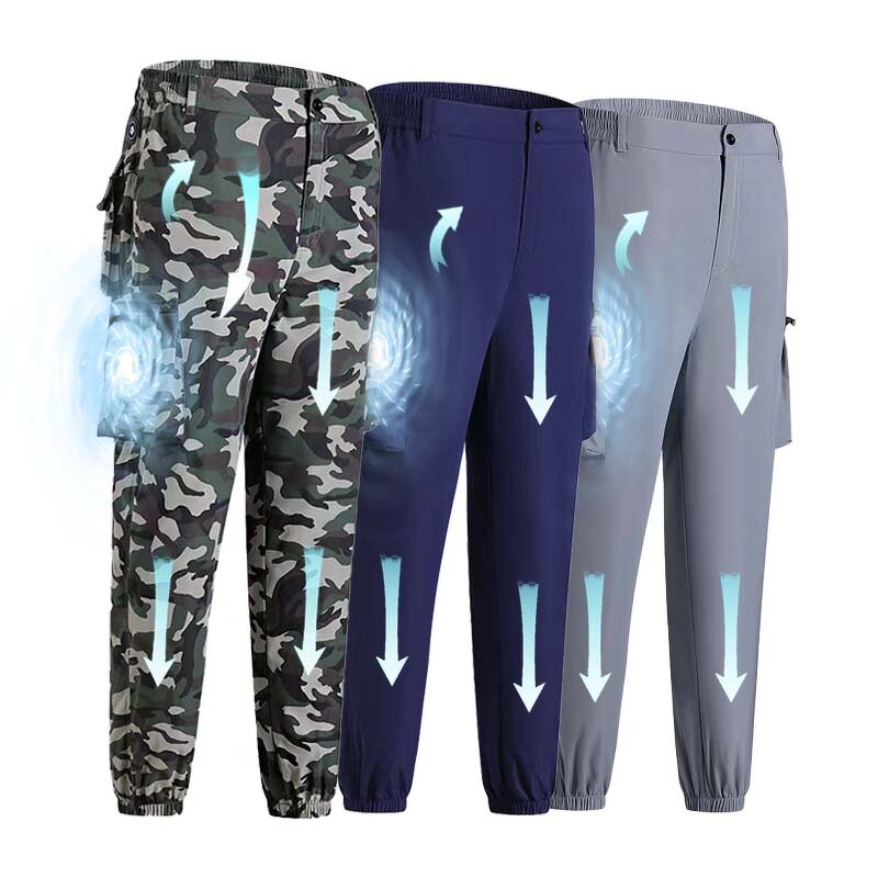 Cooling Fan Pant Supplier - Summer Male Clothes for Fishing Camping Ride Portable Clip