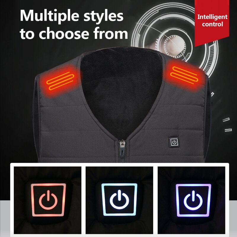 USB Rechargeable Heated Vest Manufacturer - Winter Smart Outdoor Lightweight Insulated Electric