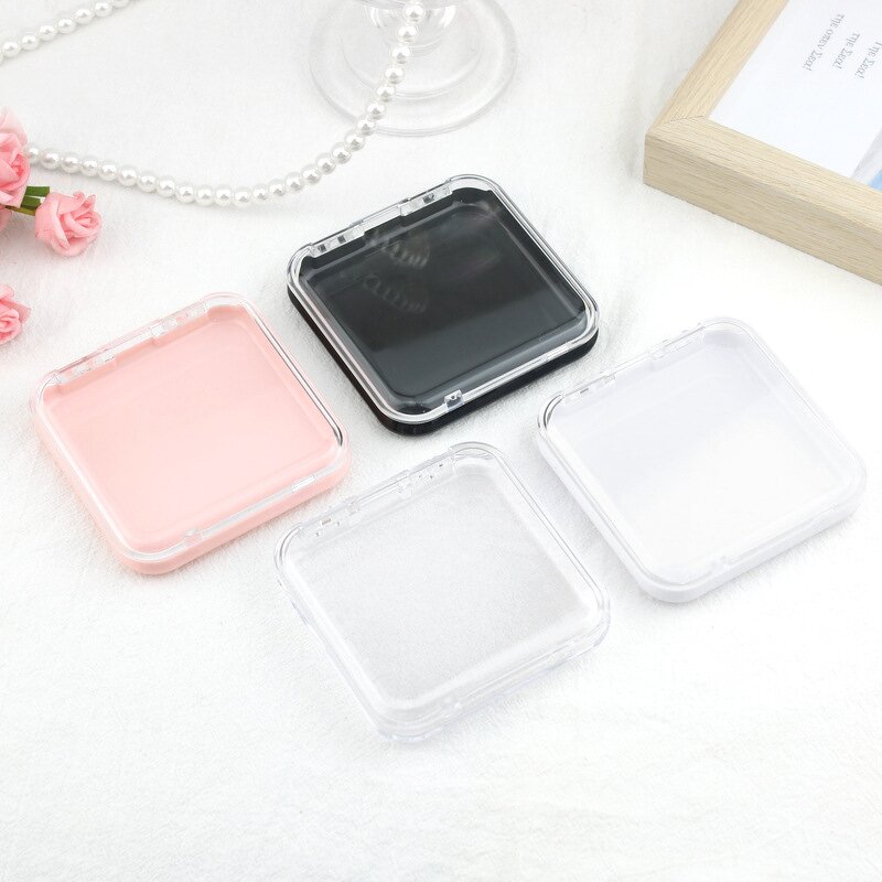 Nail Empty Box Factory - Press on Nails Packaging Pink Dust Proof Transparent Organizer