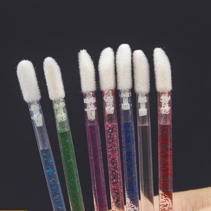Custom Lip Brush Supplier - 50PCS Private Label OEM Logo Applicator Wands