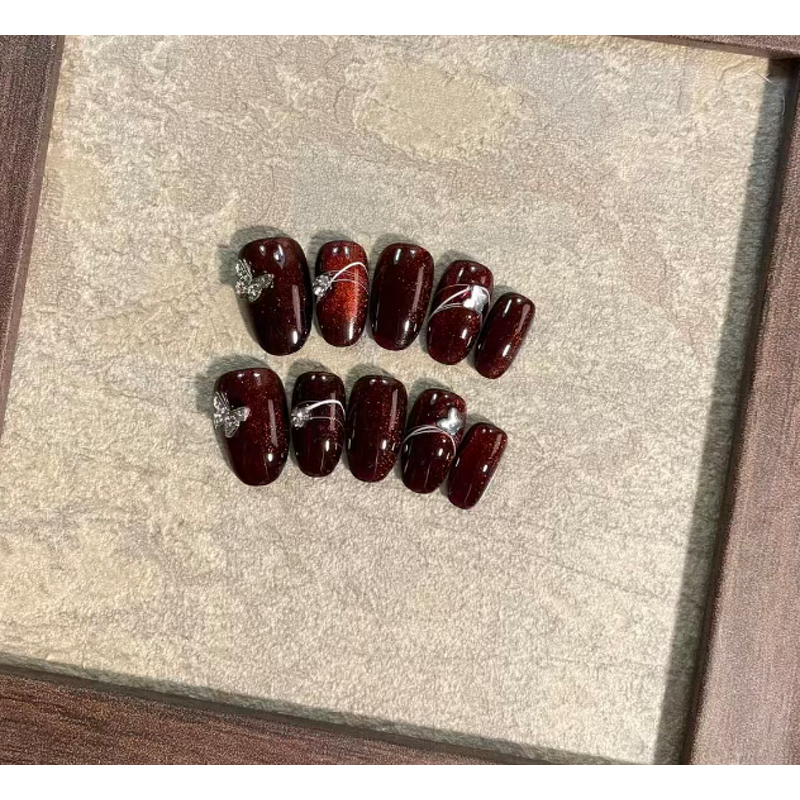Acrylic Oval Nails Factory - 100% Handmade Full Cover Long-Lasting Shiny Wholesale