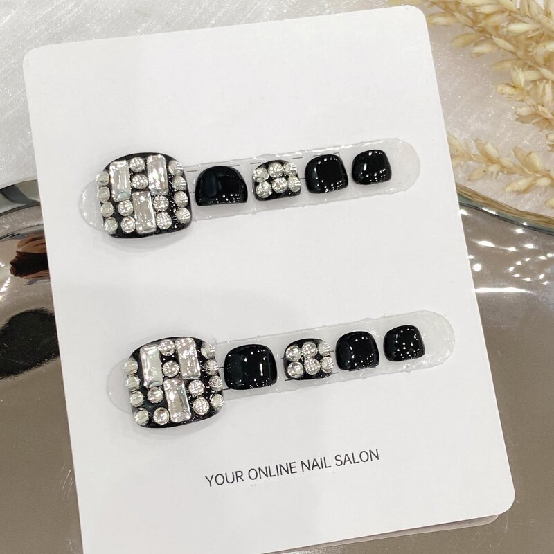 French Nail Tips Manufacturer - Wholesale Short Size Custom Logo Full Cover Toe Nails