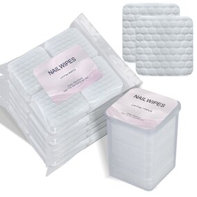Nail Removal Pads Supplier - Professional Pearl Cotton Lint-Free PE Polish Remover