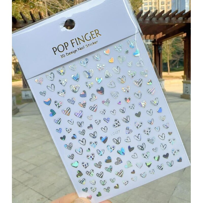 Valentine Nail Stickers Supplier - New Hot Selling Red Lips Love Mini Nail Decals