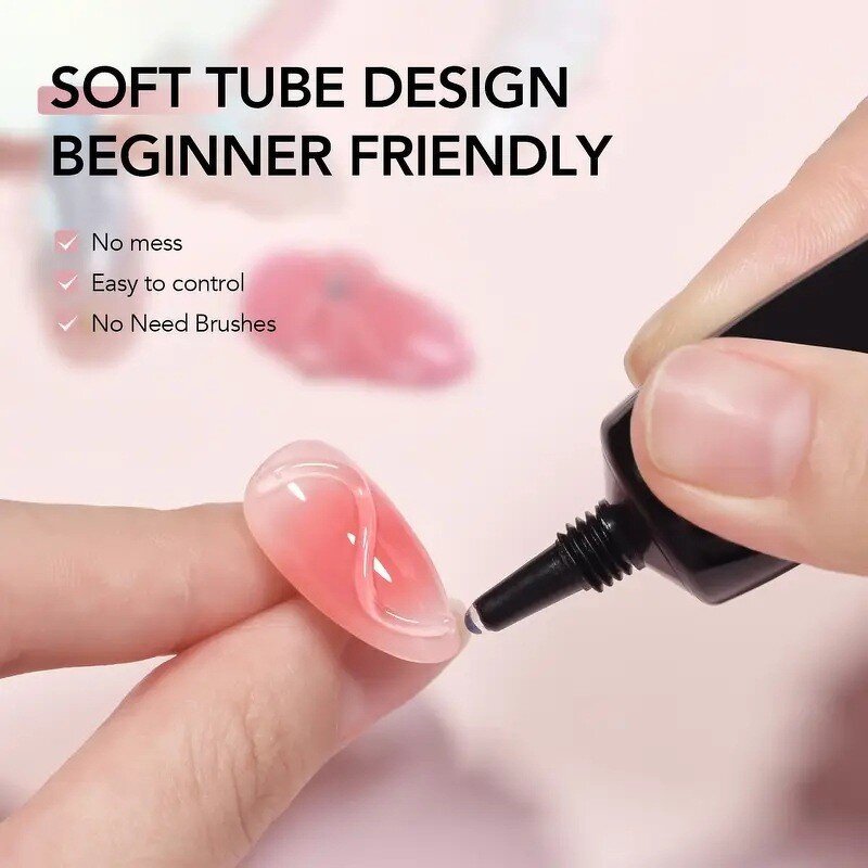 3D Nail Art Powder Supplier - Hot-Selling Shaping Diamond Adhesive Water Wave Gel