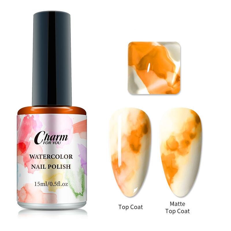 Blossoming Nail Polish Supplier - RTS Watercolor Ink White 15ml Natural Air Dry