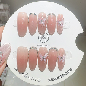 Women's False Nail Stick Supplier - Elegant Fashionable Reusable Mixed Oblong Design