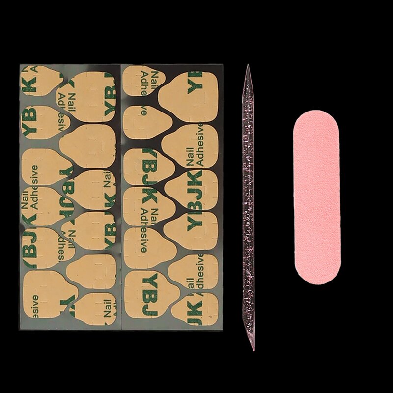 Press-On Nails Kit Supplier - Portable Disposable DIY Includes Adhesive Tabs Glue