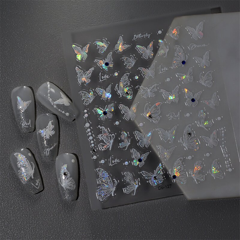 3D Nail Sticker Supplier - Wholesale Mini Gold Pattern Art Luxury Design Accessories