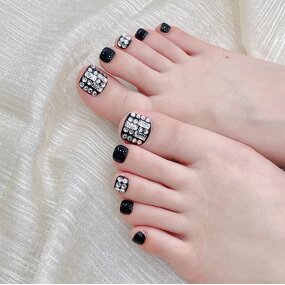 French Nail Tips Manufacturer - Wholesale Short Size Custom Logo Full Cover Toe Nails