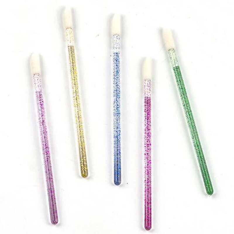 Custom Lip Brush Supplier - 50PCS Private Label OEM Logo Applicator Wands