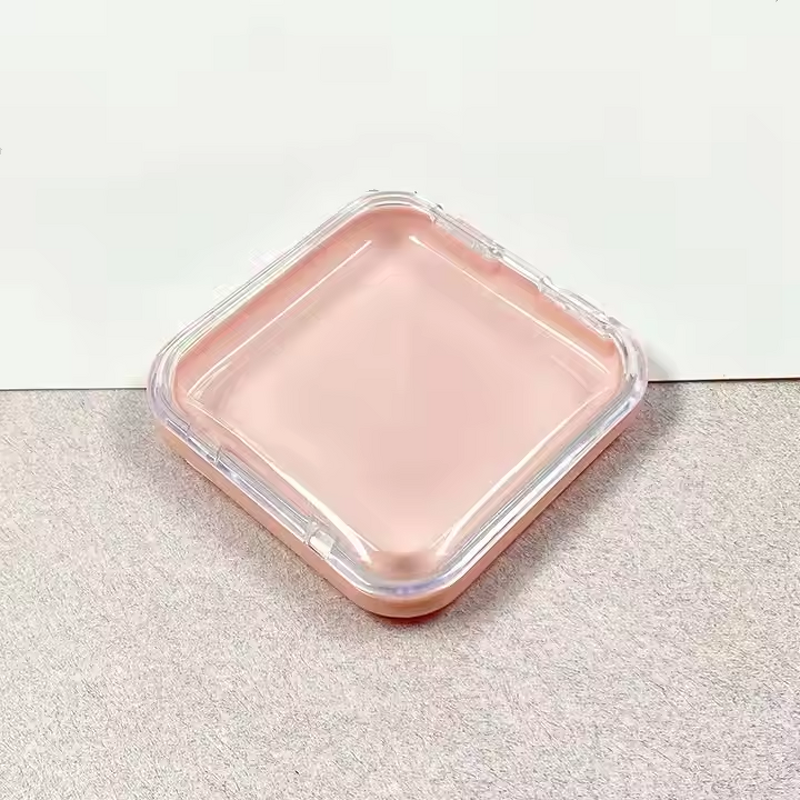 Acrylic Nail Storage Supplier - Wholesale Pink with Transparent Cover Armor Packaging