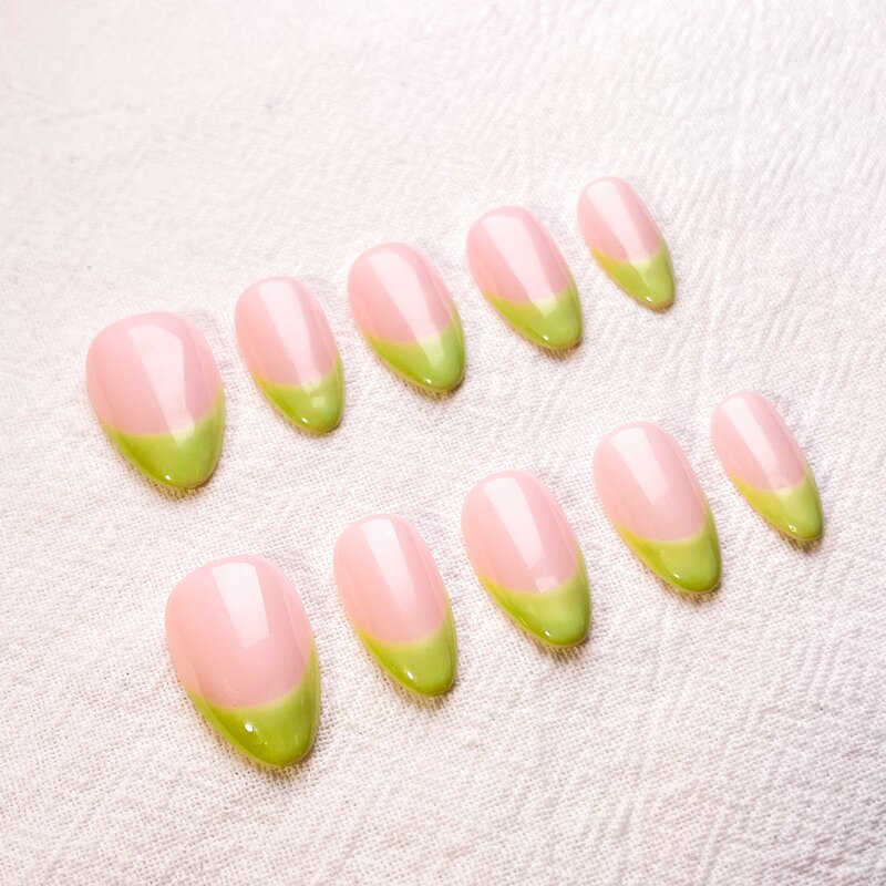 Pressed Nails Manufacturer - Wholesale Customized Handmade Gel Almond French