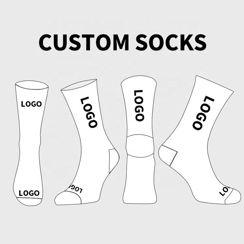 Dress Socks Supplier - High Quality Cotton Men Women Custom Logo Crew Ankle