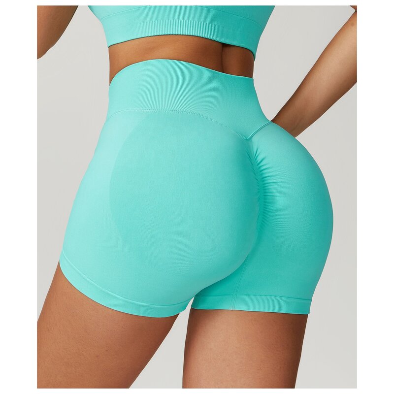 Gym Yoga Shorts Supplier - High Stretch Scrunch Butt Tummy Control
